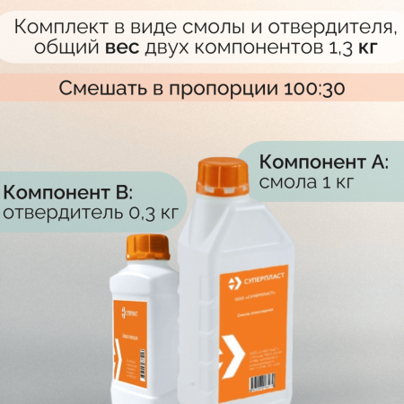 Эпоксидная смола ЭПИЛАЙТ-S для столов-слэбов и бижутерии